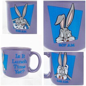 Bugs Bunny Is it Lunch Time Yet? Coffee Mug Warner Bros. Studios 1997 Vintage